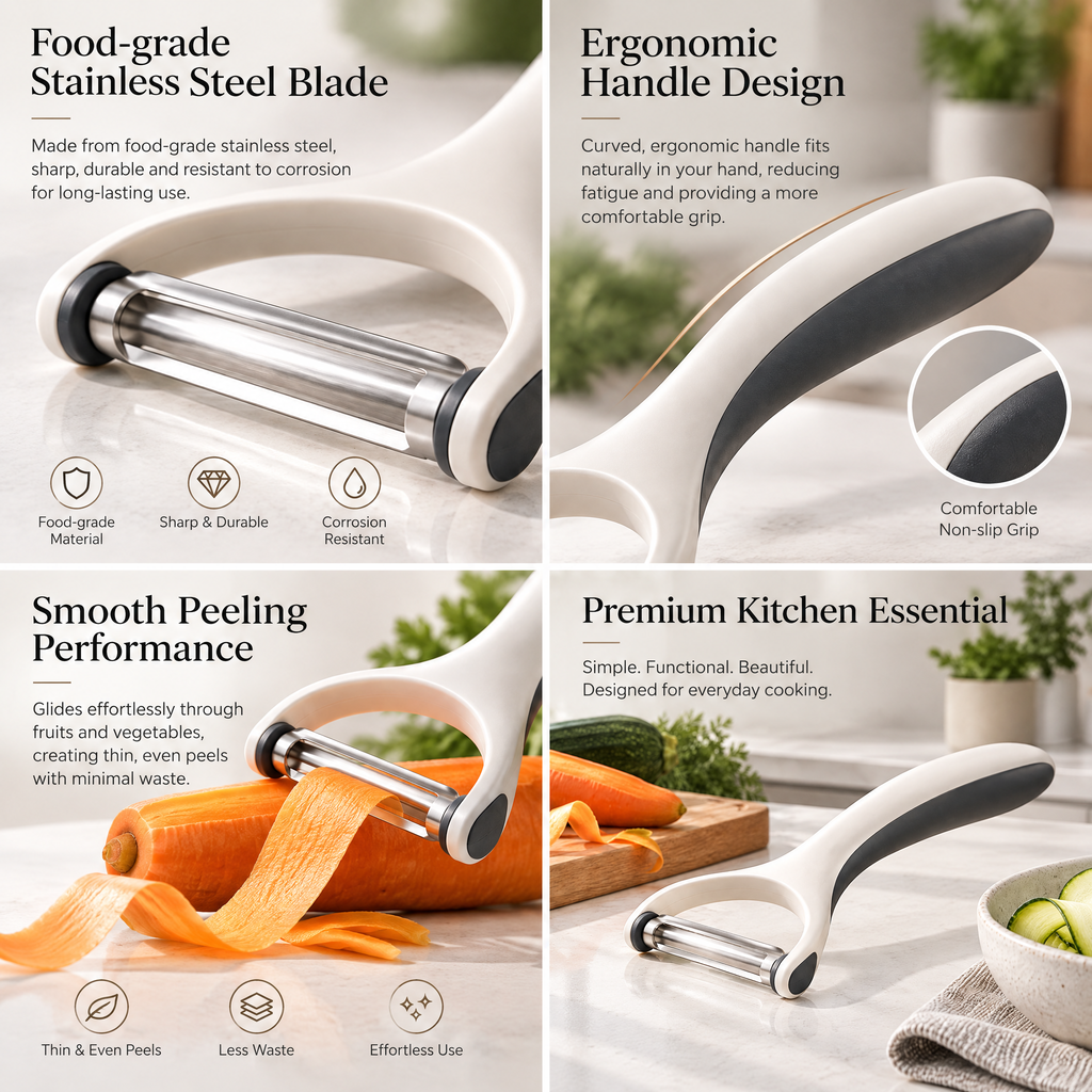 Redmontiq™ Ergonomic Vegetable Peeler