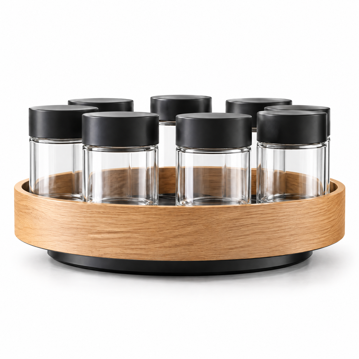 Redmontiq™ Rotating Spice Jar Organizer Set