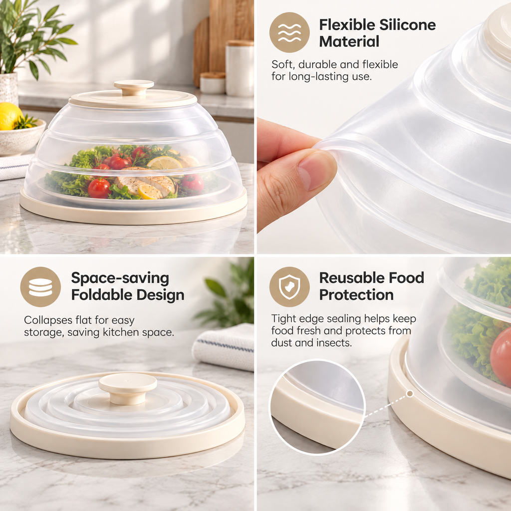 Redmontiq™ Collapsible Food Cover