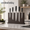 Redmontiq™ 5-Piece Kitchen Knife Set with Wooden Block